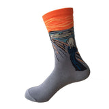 3D Print Oil Happy Funny Women Socks