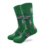 1 Pair Combed Cotton Women's Socks