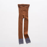 cotton girls Leggings with color patch