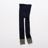 cotton girls Leggings with color patch